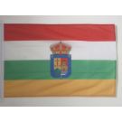 Drapeau La Rioja 90x60 cm | Drapeau riojan Usage Extérieur Anneaux Plastiques