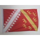 Drapeau Alsace Ancien 90x60 cm | Drapeau alsacien Usage Extérieur Anneaux Plastiques