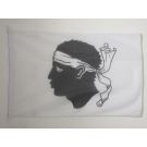 Drapeau Corse 90x60 cm | Drapeau corse Usage Extérieur Anneaux Plastiques