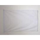 Drapeau Unicolore Blanc 150x90 cm Usage Extérieur Anneaux Plastiques