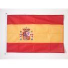 Drapeau Espagne 90x60 cm | Drapeau espagnol Usage Extérieur Anneaux Plastiques