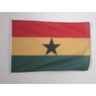 Drapeau Ghana 90x60 cm | Drapeau ghanéen Usage Extérieur Anneaux Plastiques