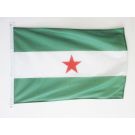 Drapeau Andalousie Arbonaida 90x60 cm | Drapeau andalous Usage Extérieur Anneaux Plastiques