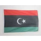 Drapeau Libye 90x60 cm | Drapeau libyen Usage Extérieur Anneaux Plastiques
