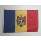 Drapeau Moldavie 90x60 cm | Drapeau moldave Usage Extérieur Anneaux Plastiques