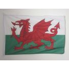 Drapeau Pays de Galles 90x60 cm | Drapeau gallois Usage Extérieur Anneaux Plastiques