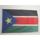 Drapeau Soudan du Sud 90x60 cm | Drapeau sud soudanais Usage Extérieur Anneaux Plastiques