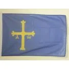Drapeau Asturies 90x60 cm | Drapeau asturien Usage Extérieur Anneaux Plastiques