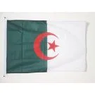 Drapeau Algérie 90x60 cm | Drapeau algérien Usage Extérieur Anneaux Plastiques