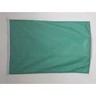 Drapeau Unicolore Vert 90x60 cm Usage Extérieur Anneaux Plastiques