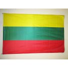 Drapeau Lituanie 150x100 cm | Drapeau lituanien Usage Extérieur Oeillets métalliques