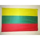 Drapeau Lituanie 150x100 cm | Drapeau lituanien Usage Extérieur Oeillets métalliques