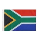 Drapeau Afrique du Sud 45x30 cm | Drapeau sud africain Polyester 100D Fourreau pour hampe