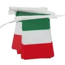 Guirlande Drapeau Italie 6 mètres | 20 drapeaux 21x15 cm