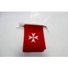 Guirlande Drapeau Activités de l’Ordre de Malte 6 mètres | 20 drapeaux 21x15 cm