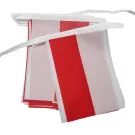 Guirlande Drapeau Pologne 6 mètres | 20 drapeaux 21x15 cm