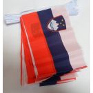 Guirlande Drapeau Slovénie 12 mètres | 20 drapeaux 45x30 cm