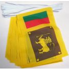 Guirlande Drapeau Sri Lanka 6 mètres | 20 drapeaux 21x15 cm