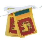 Guirlande Drapeau Sri Lanka 6 mètres | 20 drapeaux 21x15 cm