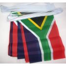 Guirlande Drapeau Afrique du Sud 6 mètres | 20 drapeaux 21x15 cm
