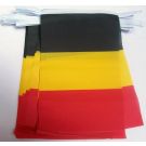 Guirlande Drapeau Belgique 6 mètres | 20 drapeaux 21x15 cm