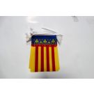 Guirlande Drapeau Communauté Valencienne 6 mètres | 20 drapeaux 21x15 cm