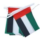 Guirlande Drapeau Emirats Arabes Unis 6 mètres | 20 drapeaux 21x15 cm