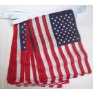 Guirlande Drapeau Etats-Unis 6 mètres | 20 drapeaux 21x15 cm