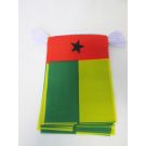 Guirlande Drapeau Guinée-Bissau 6 mètres | 20 drapeaux 21x15 cm