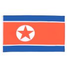 Drapeau Corée du Nord 150x90 cm | Drapeau nord coréen Polyester léger Oeillets métalliques
