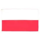 Drapeau Pologne 150x90 cm | Drapeau polonais Polyester léger Oeillets métalliques