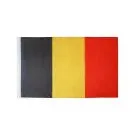 Drapeau Belgique 150x90 cm | Drapeau belge Polyester léger Fourreau pour hampe