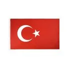 Drapeau Turquie 150x90 cm | Drapeau turc Polyester léger Fourreau pour hampe