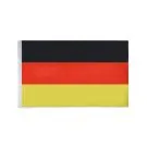 Drapeau Allemagne 150x90 cm | Drapeau allemand Polyester léger Fourreau pour hampe