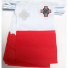 Guirlande Drapeau Malte 12 mètres | 20 drapeaux 45x30 cm