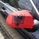 Drapeau rétroviseur Albanie - Lot de 2