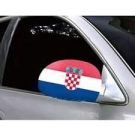 Drapeau rétroviseur Croatie - Lot de 2