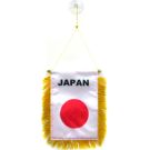 Fanion Japon 15x10 cm spécial voiture