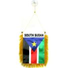 Fanion Soudan du Sud 15x10 cm spécial voiture