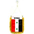 Fanion Syrie 15x10 cm spécial voiture