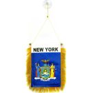 Fanion New York 15x10 cm spécial voiture