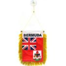 Fanion Bermudes 15x10 cm spécial voiture