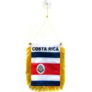 Fanion Costa Rica 15x10 cm spécial voiture