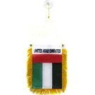 Fanion Emirats Arabes Unis 15x10 cm spécial voiture