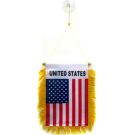 Fanion Etats-Unis 15x10 cm spécial voiture