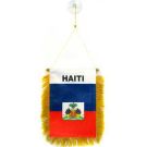 Fanion Haïti 15x10 cm spécial voiture