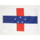 Drapeau Antilles néerlandaises 45x30 cm | Drapeau hollandais Polyester 100D Cordelettes