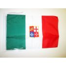 Drapeau Italie Marine Civile 45x30 cm Polyester 100D Cordelettes