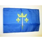 Drapeau Jeanne d'Arc 45x30 cm Polyester 100D Cordelettes