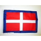 Drapeau Royaume de Savoie 45x30 cm Polyester 100D Cordelettes